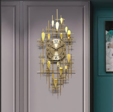 The Whispering Reeds Zen Wall Clock (35.8 x 16.5 Inches)